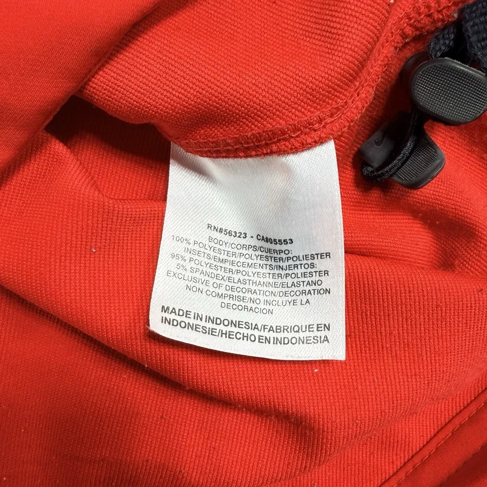 Nike Acceleration Pullover Mens Size Small Red Ohio State Buckeyes Stretch‎
